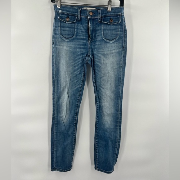 Madewell Denim - Madewell high riser crop skinny size 26 blue jeans US size 4